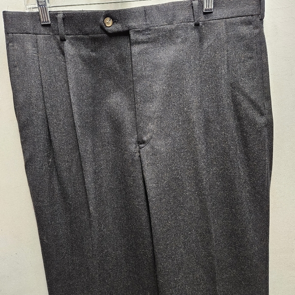 John Alexander charcoal grey 100% wool dress pants ~ mens 34x30 - Picture 3 of 11